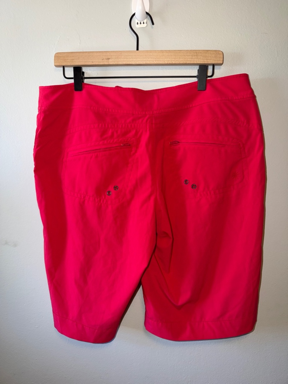 Athleta Bright Pink Drawstring Active Bermuda Shorts - Picture 4 of 6